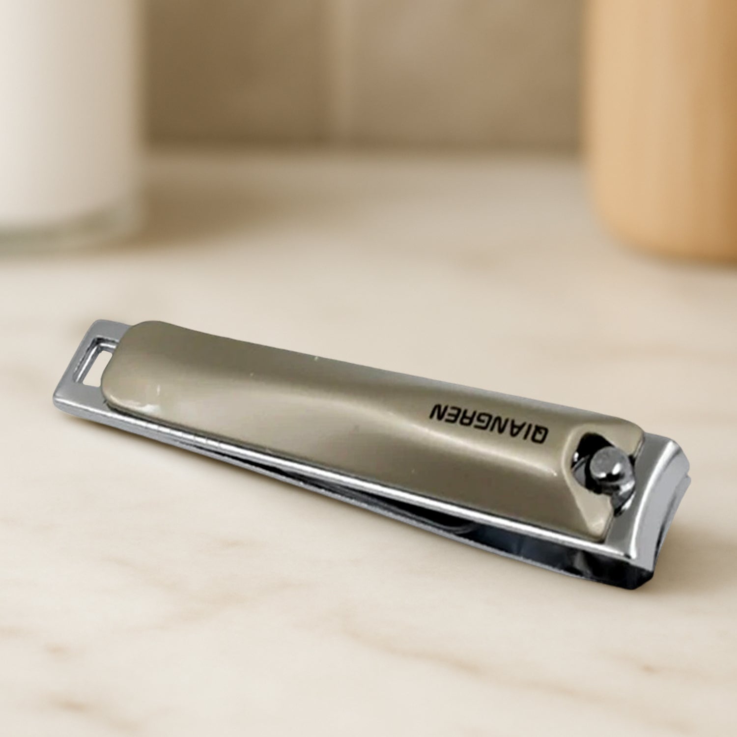 Stainless Steel Folding Portable Large Nail Clippers with Nail File (1 Pc) Stainless Steel Folding Portable Large Nail Clippers with Nail File (1 Pc)